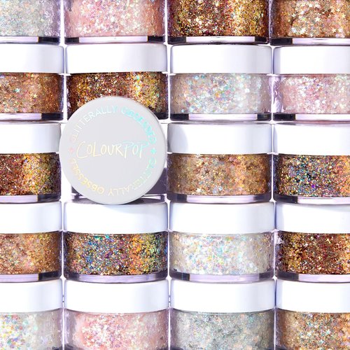 ColourPop Glitterally Obsessed Body Glitter Gel - Multi-Colored, Easy-to-Use Adhesive Formula - 0.06 oz