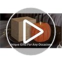 Flickering Flameless Pumpkin LED Candle - Orange Fall Decor, 4.9"H