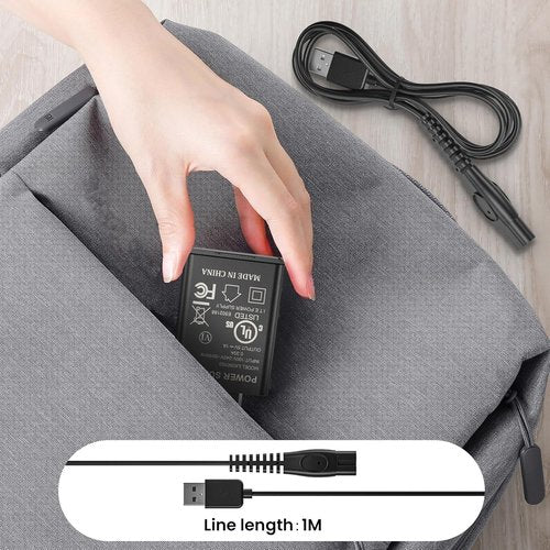 Philips Norelco OneBlade QP2724 Charger - USB Charging Cord for Wet & Dry Shavers | Compatible with 2000-7000 Series