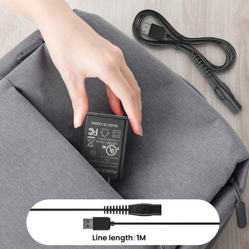 NFGEKT 5V Charger Fit for Philips Norelco OneBlade QP2724 MG5910, USB Charging Cord Fit for Wet & Dry Shavers & Trimmers, Compatible with Philips 2000 3000 7000 Series QP2834 MG7910 MG9510 Shavers