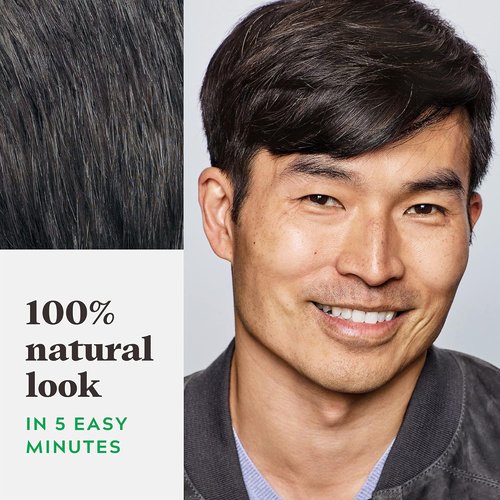Just For Men Shampoo-In Color - Mens Hair Color with Keratin & Vitamin E for Stronger Hair | Darkest Brown-Black, H-50A, 1 Pack