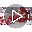 300 Pieces Red Fake Poppies Flowers Artificial Decor for Halloween & Memorial