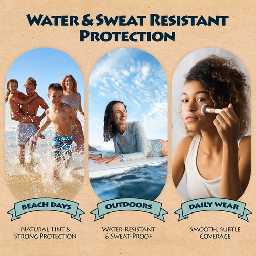 Kokua Sun Care Hawaiian Reef Safe SPF 30 | Zinc Oxide | Tinted Mineral for Face & Body | Sun Protection | Water Resistant | Chemical Free | Natural Ingredients