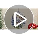 Lavender Butterfly Stained Glass Christmas Ornament - Holiday Tree Decor & Gift Idea