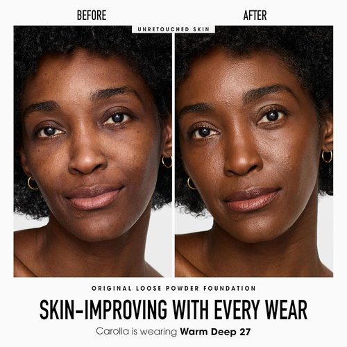 bareMinerals Original Get Started Kit - 3-Piece Makeup Set with Foundation, Brush & Setting Powder