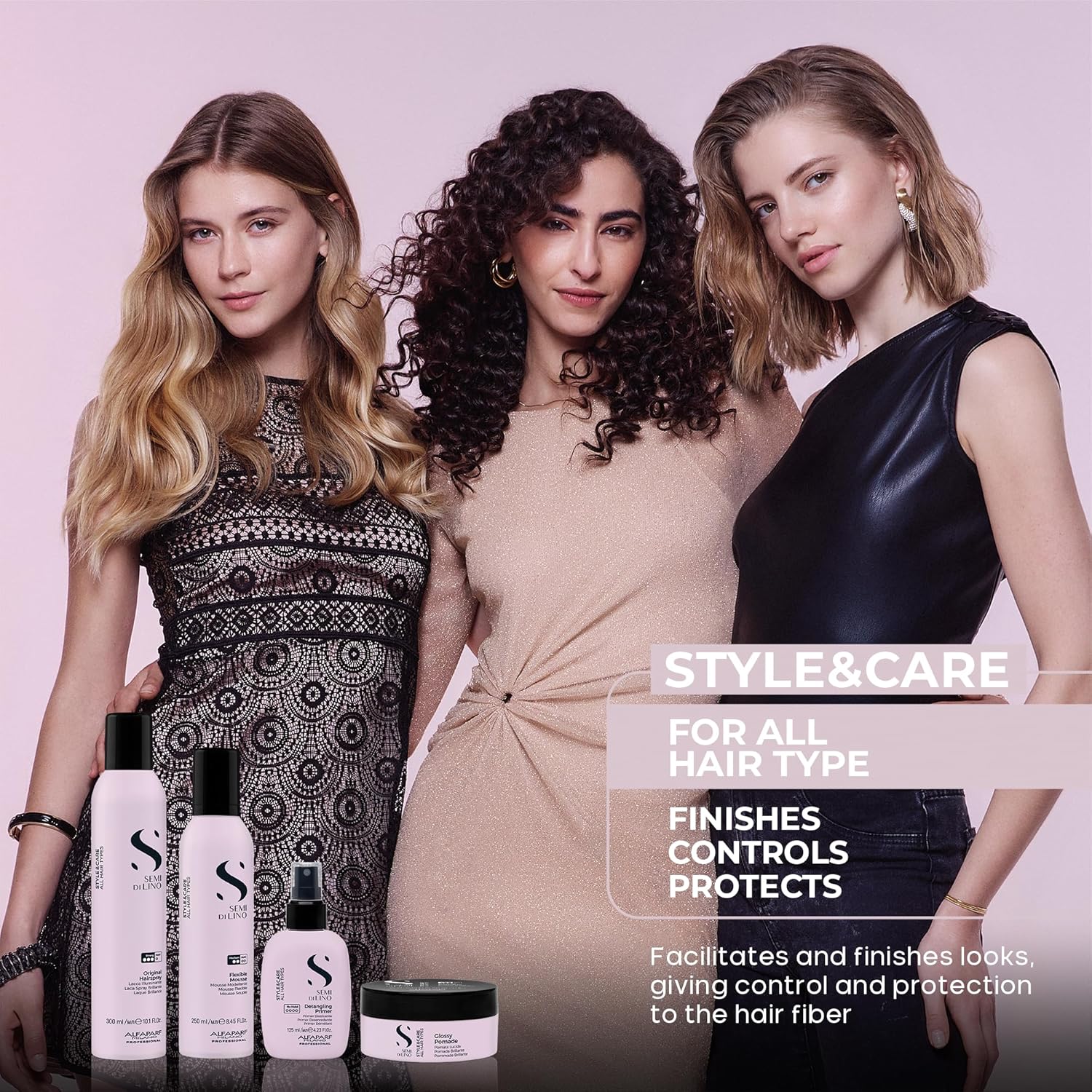 ALFAPARF MILANO Detangling Primer - Thermal Protection for All Hair Types - 4.25 fl oz / 125 ml