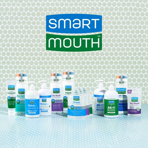 SmartMouth Original 2-Bottle Activated Mouthwash with Pumps, Bad Breath Support, 32 fl oz