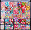 EHOPE Fake Sprinkles 220G Polymer Clay Slices Fake Candy Sprinkle Faux Sprinkles for Nail Art DIY Crafts Cake Phone (28 Styles)