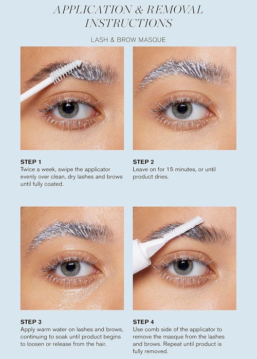 RevitaLash Cosmetics Lash & Brow Masque - Hypoallergenic, Cruelty-Free Formula for Healthy Lashes & Brows