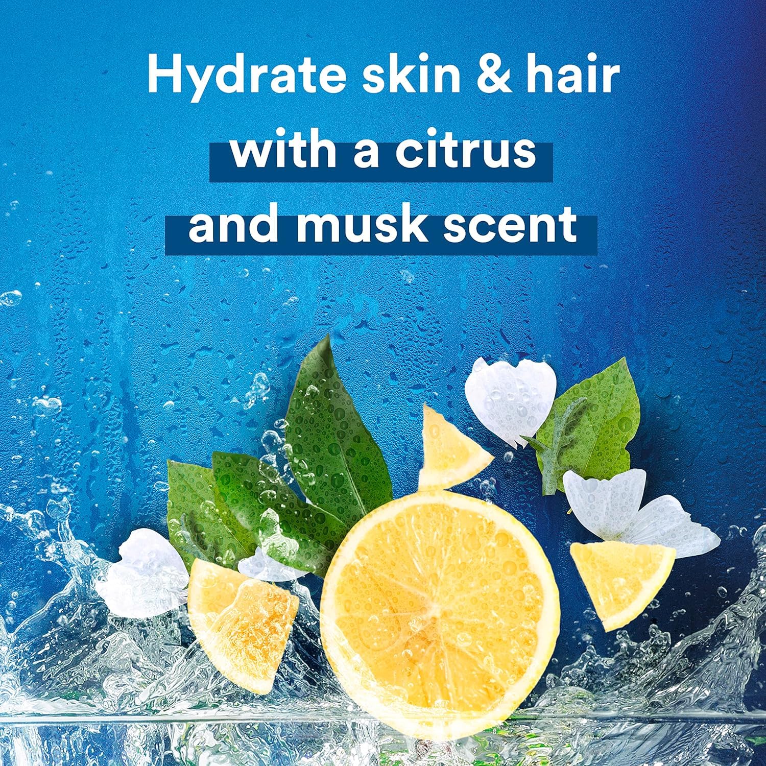 Suave 3-in-1 Moisturizing Body, Face & Hair Wash - Hydrating Citrus & Musk Scent, 18 Oz | Pack of 6