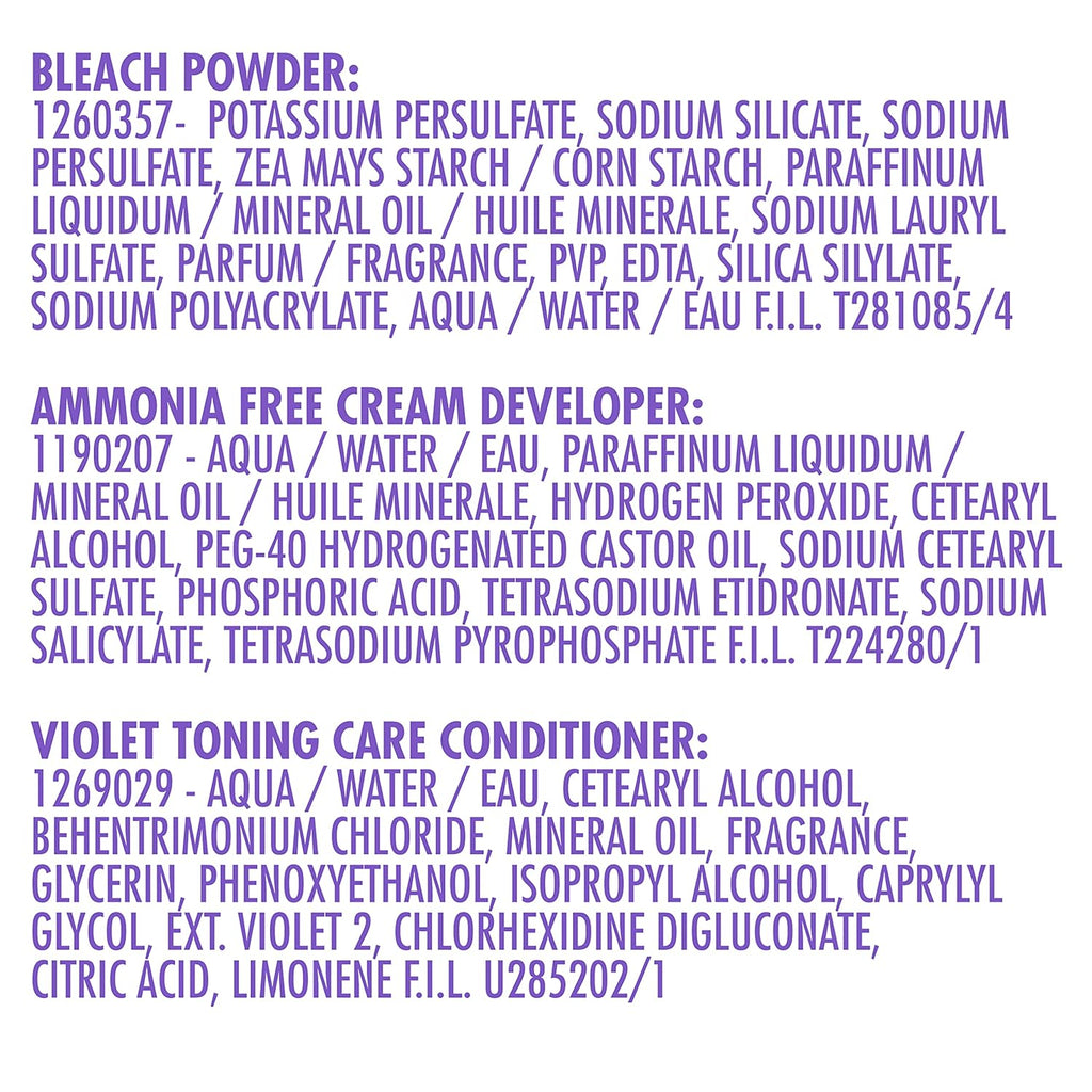 SoftSheen-Carson Dark and Lovely® Uplift Bleaching Kit - Powder, Developer & Toner for Blonde Hair