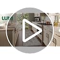 LUMI Cushioned Anti-Fatigue Kitchen Floor Mat 87 Inch Grey & Taupe