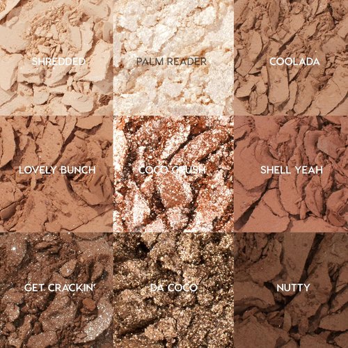 ColourPop Going Coconuts Eyeshadow Palette - Ultra-Velvety Cool-Toned Neutrals for Long-Lasting Eye Makeup (0.3 oz)