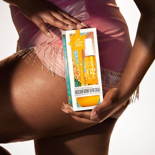 Sol de Janeiro Bum Bum Party of Two Beauty Gift Set | Brazilian Bum Bum Cream 2.5 fl oz & Cheirosa 62 Perfume Mist 1 fl oz | Beauty Minis | Limited Edition | Travel Size Trial Set