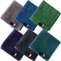 imaa Japanese Imabari Towel Set – 6 Pack 9.8"x9.8" Mini Face Towels, 100% Cotton, Made in Japan – Soft, Absorbent, for Travel, Baby, Gym Assortment G (6 Pack)