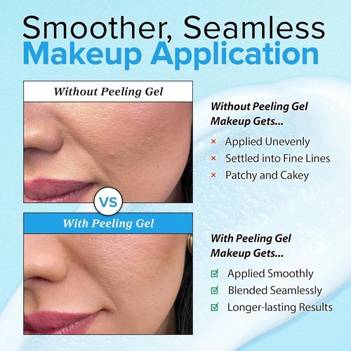 Ebanel Brightening Peeling Gel - Gentle Exfoliating Face & Body Scrub with Hyaluronic Acid | Deep Pore Cleanser
