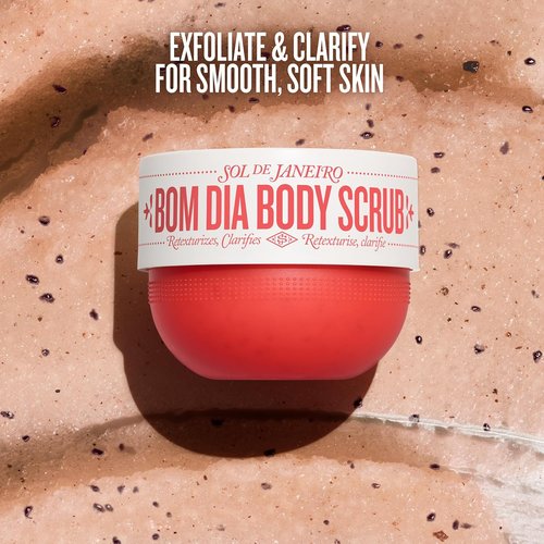 Sol de Janeiro Body Scrub & Wash Duo - Visibly Brightening AHA Formula for Smooth Skin