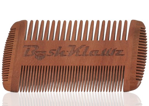 4Klawz Beard Comb - Pocket Comb for Men's Hair Beard Mustache and Sideburns with 4 Sides of Wide & Fine Teeth - Best Bearded Man Grooming Gift Special