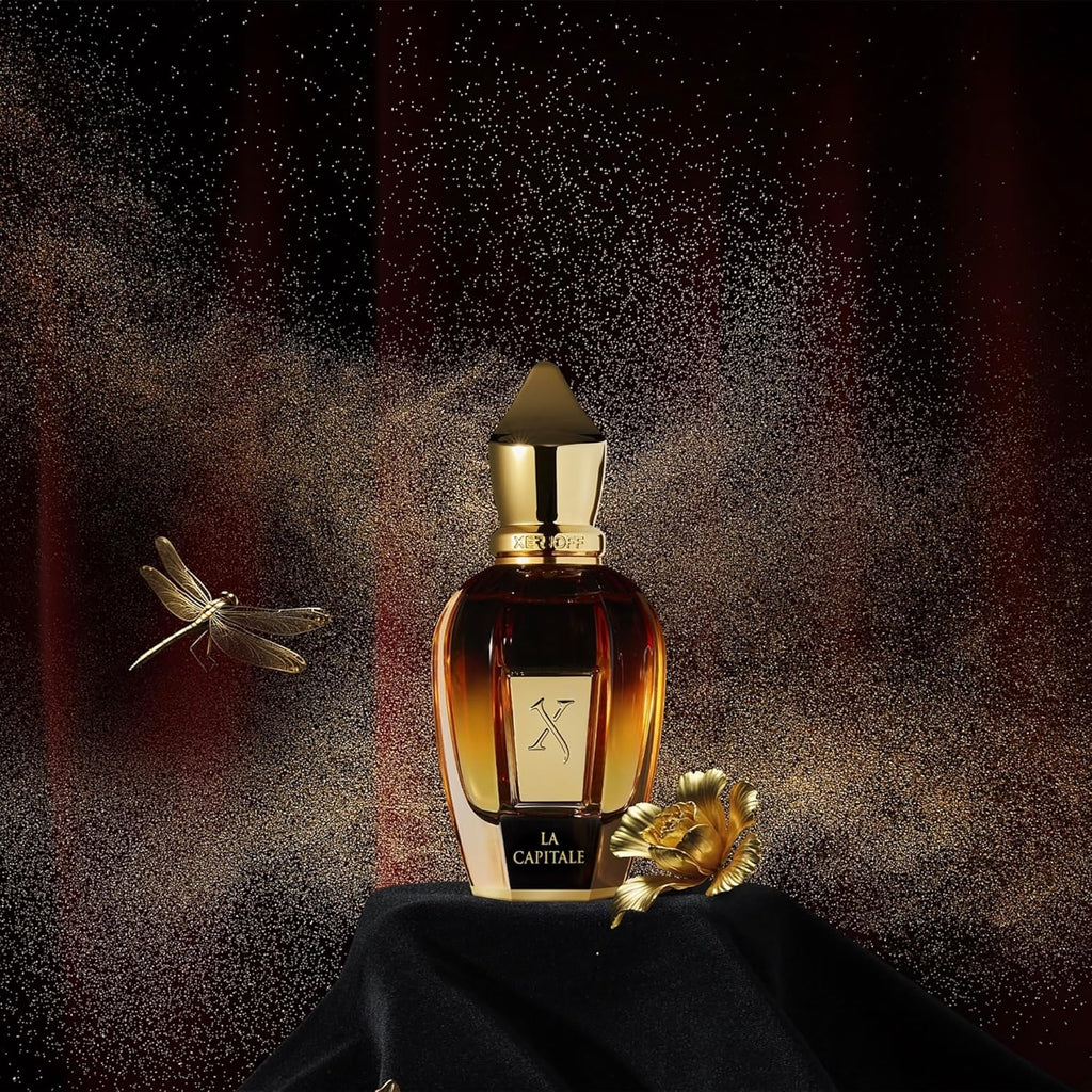 Xerjoff La Capitale Parfum - 50ml Unisex Amber Perfume with Strawberry, Leather & Vanilla Notes