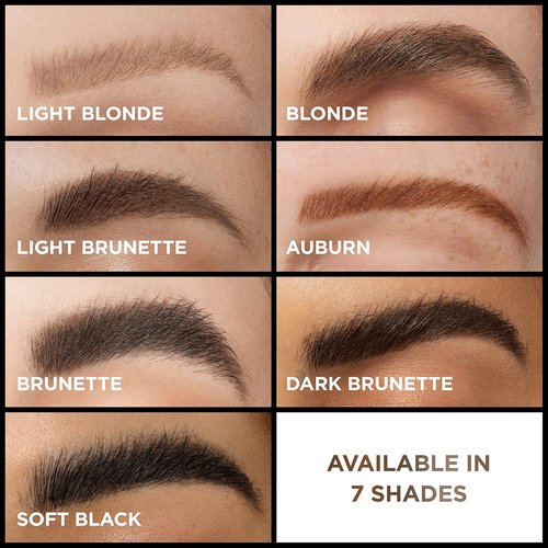 L'Oreal Paris Infallible Brow Mascara - 24H Volumizing Eyebrow Makeup for 2X Fuller Brows | Light Brunette, 0.13 Fl Oz