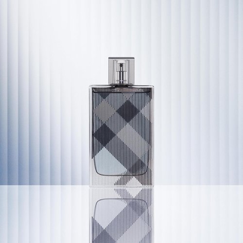 Burberry Brit Eau de Toilette | Woody Men's Cologne with Cedarwood, Green Mandarin & Tonka Bean – Long-Lasting Fragrance