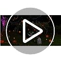 Black Cat Halloween Inflatable Decorations with Moving Head & LED Lights Outdoor Yard Decor