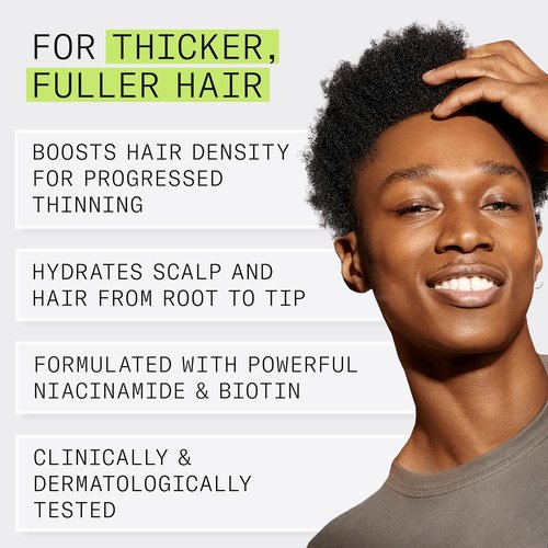 NIOXIN Scalp & Hair Thickening System Kits - Strengthen Natural, Colored & Damaged Hair | 1 Month Supply with Niacinamide & Biotin