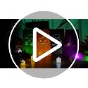 Halloween Luminary Bags with LED Candles Set - Classic Style, 48 Pcs