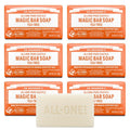 Dr. Bronner's Pure-Castile Magic Bar Soap (Tea Tree, 5 ounce, 6-Pack) - Made with Regenerative Organic Certified Oils, For Face, Body & Hair, Gentle, Vegan, Non-GMO
