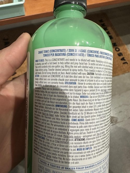 Baxter of California Shave Tonic for Men - Hydrate & Strengthen with Aloe & Eucalyptus | 4 fl oz