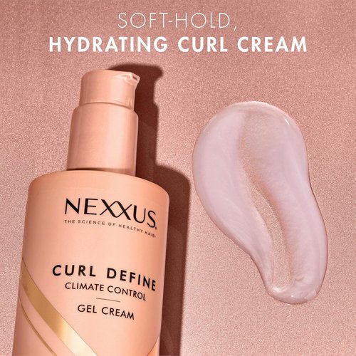 Nexxus Curl Define Cream - Climate Control Hair Gel with StyleProtect Technology | 8 oz