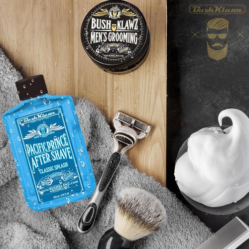 BushKlawz After Shave Lotion - Refreshing Cooling Balm for All Skin Types | Pacific Prince Scent