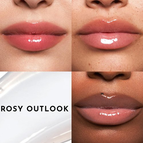 Lawless Queen Forget the Filler Lip Plumping Line Smoothing Gloss - Rosy Outlook - Premium Volumizing Lip Gloss with Natural Ingredients Designed to Plump, Firm, and Hydrate Lips 0.19 oz