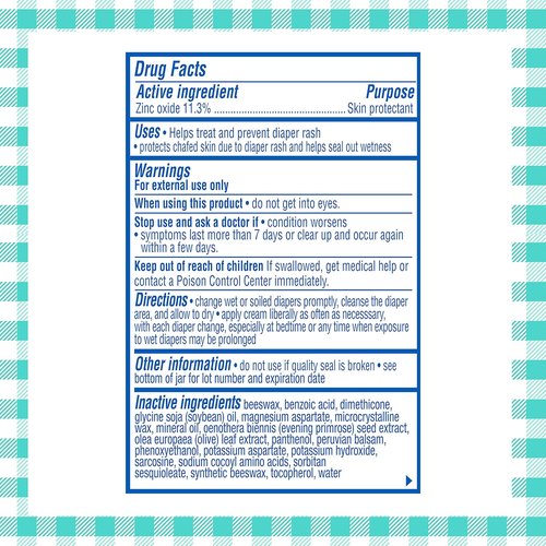Balmex Complete Protection Baby Diaper Rash Cream - Zinc Oxide & Soothing Botanicals, 2 Ounce