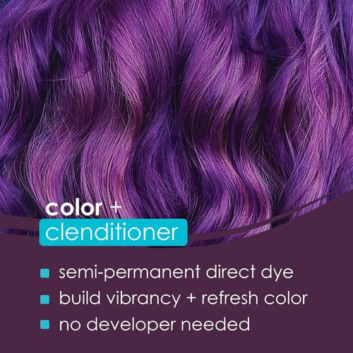 Keracolor Color + Clenditioner - 3-in-1 Color-Depositing Conditioner for Brunettes | 12 Fl Oz