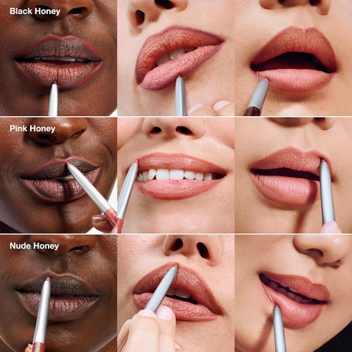 Clinique Quickliner Lip Liner - Long Lasting, Non-Drying Formula | 19 Shades Available, Including Black Honey, Pink & Nude Honey