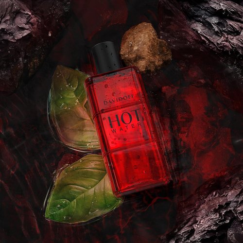 Davidoff Hot Water Eau de Toilette | Ambery Men's Cologne with Basil, Paprika & Benzoin – Long-Lasting Luxury Fragrance