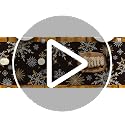 Snowflake Winter Table Runner 13x90 Inch Black - Home Decor