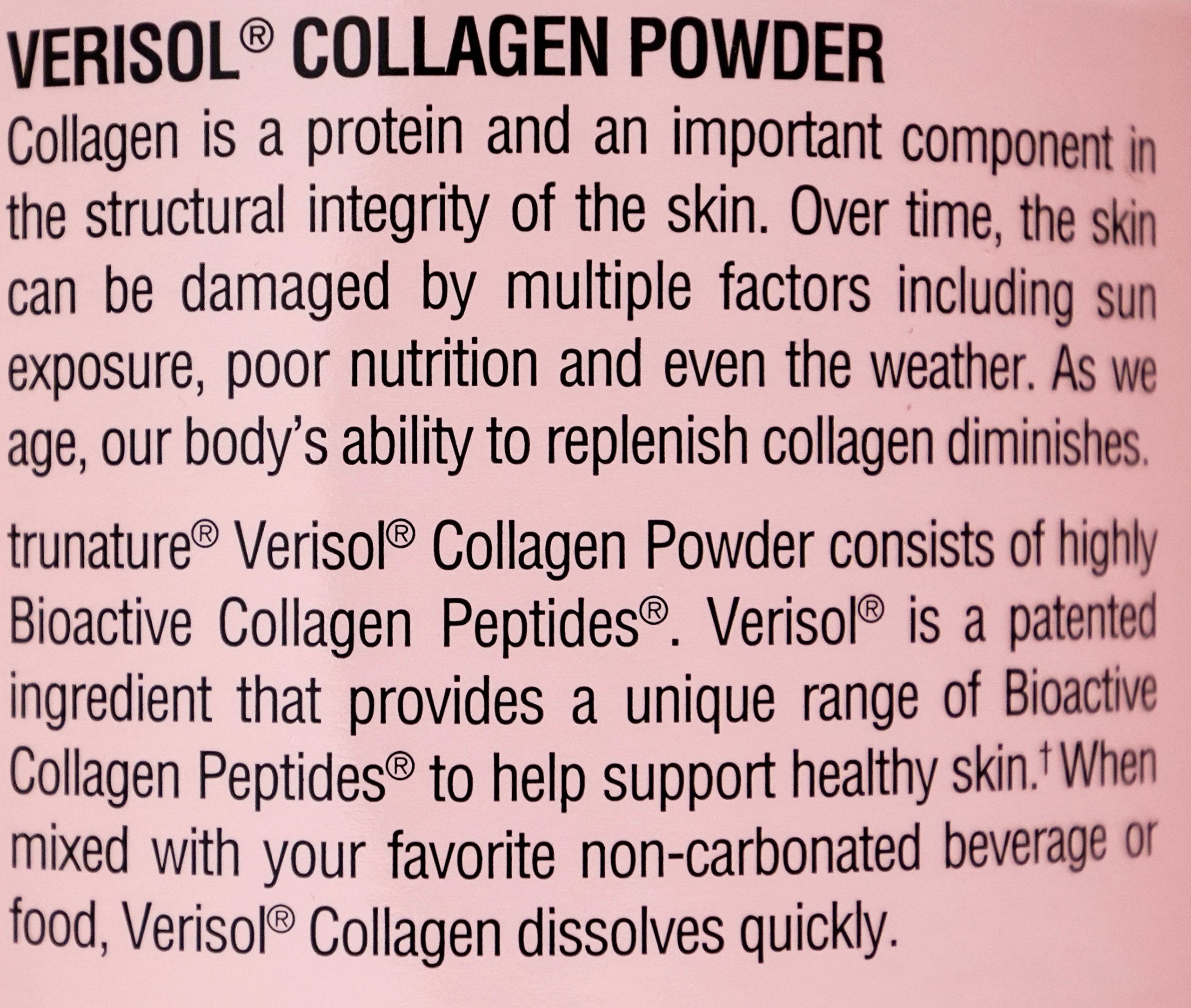 Worry Free Gadgets C-1215667 Trunature Verisol Collagen Pow Perp Healthy Skin With Bioactive