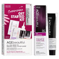AGE Beautiful Permanent Hair Color Dye Set - 100% Gray Coverage & Anti-Aging Formula | Biotin for Thicker, Fuller Hair