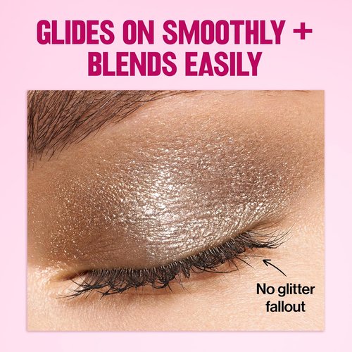 REVLON Glimmer Liquid Shadow - Smudge-Proof Shimmer Eyeshadow, Long-Lasting, High Pigment, 206 UFGlo