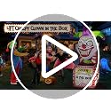 4Ft Halloween Inflatable Clown Box with Bright LED Lights Outdoor Spooky Yard Decor