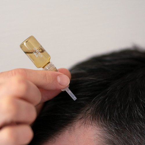 Ecrinal ANP2 Hair Growth Ampoules for Men - Strengthening & Repairing Ampoules - Intensive Hair Care for Thinning, Dull, Damaged Hair - ANP 2+ Complex with Omega 3 | Pack 8