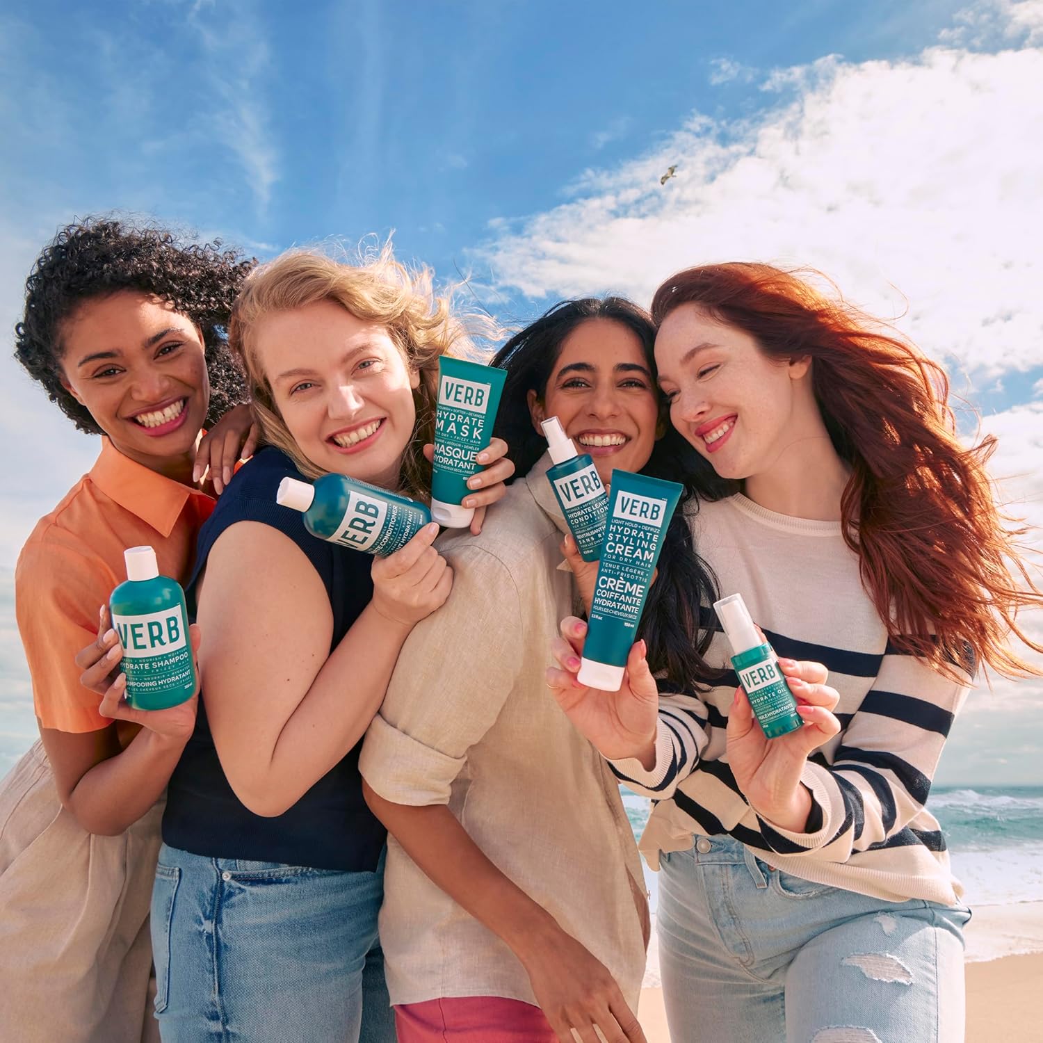 VERB Hydrate Oil - Moisturizing Shine Booster - Smooths Frizz & Protects Heat - Amber + Warm Jasmine Scent