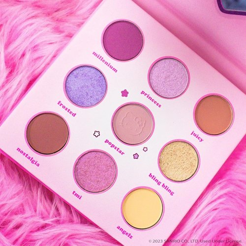 Crème Shop Hello Kitty Y2K Angel Baby Eyeshadow Palette - Vibrant Pink Shades for Stunning Looks