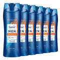 Suave Men Hydrating 3-in-1 Body + Hair + Face Wash with Glycerin & Vitamin E, Cleanse, Moisturize, Refresh, No Parabens or Pthalatates, Long-Lasting Fragrance, 18 FL OZ, 6 Count