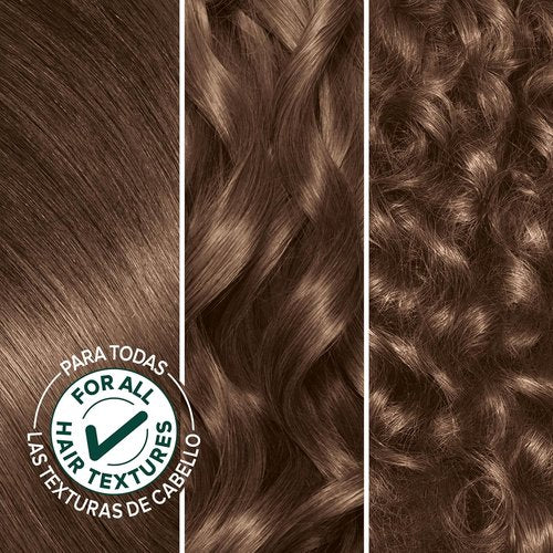 Garnier Nutrisse Ultra Crème Hair Color - Permanent Vegan Hair Dye with 100% Gray Coverage | 60 Light Natural Brown, 2 Count