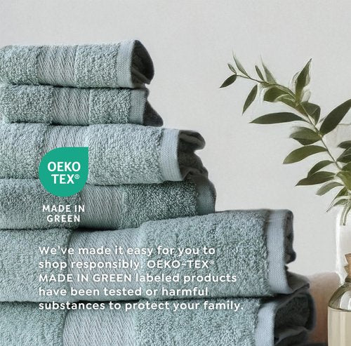 1888 Mills 8 Pack Premium Washcloth Set, True Classics Premium Cotton Blend, Super Soft and Highly Absorbent Washcloths for Bathroom, Hotels, Spa and Gym, Taupe