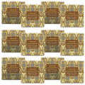 Greenwich Bay ALMOND COCOA BUTTER Scented Exfoliating Bar Soaps - 12 Pack of Mini 1.9 oz. Botanical Scented Bars - Perfect for Guest Bath, Airbnb, Salon, Spa, Hotel - Elegant Wrappers