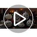 Halloween Pumpkin Lantern Set LED Lights - Multicolor, 6 Sizes - Safe & Shatterproof
